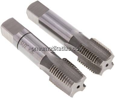 Handgewindebohrer, G 1/2", 2-teilig, DIN 5157 (DIN 253)