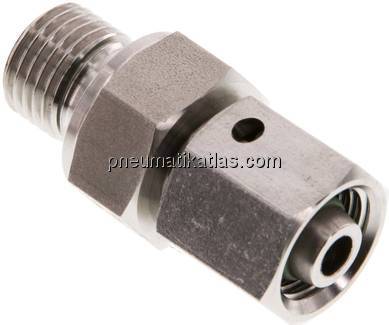Einstellb. Schneidringverschr. G 1/4"-8 L, 1.4571