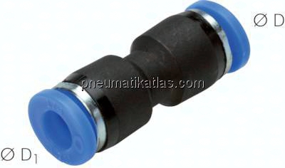 Gerader Steckanschluss 5/32" (3,97 mm)x5/32" (3,97 mm), IQS-Inch