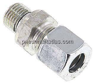 Gerade Schneidringverschr. G 1/4"-10 L (M16x1,5), Stahl verzinkt