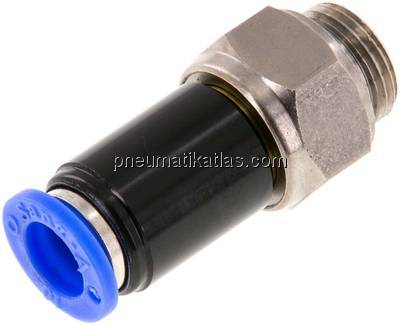 Gerade Drehverschraubung G 3/8"-10mm, IQS-Standard