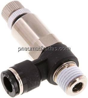 Druckregler R 1/4"-8mm, ohne Manometer, IQS-Standard