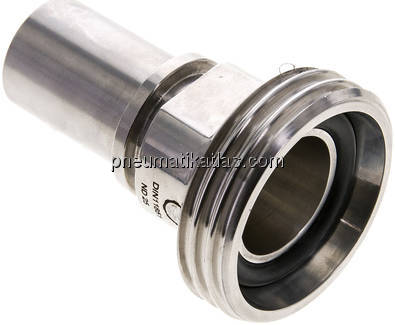 Schlauchgewindestutzen (Milchgew.) Rd 52 x 1/6"-25 (1")mm