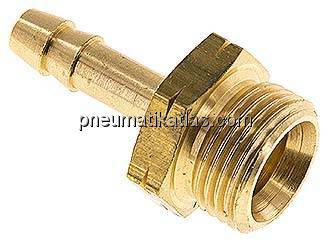 Gewindetülle m. Linksgewinde G 3/8" LH-6 (1/4")mm, Messing