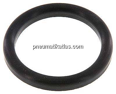 Dichtung (Milchgewinde) DN 32, EPDM (schwarz), 36x46x5,0mm