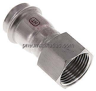 Pressfitting, Übergangsmuffe 28mm innen / Rp 1" IG