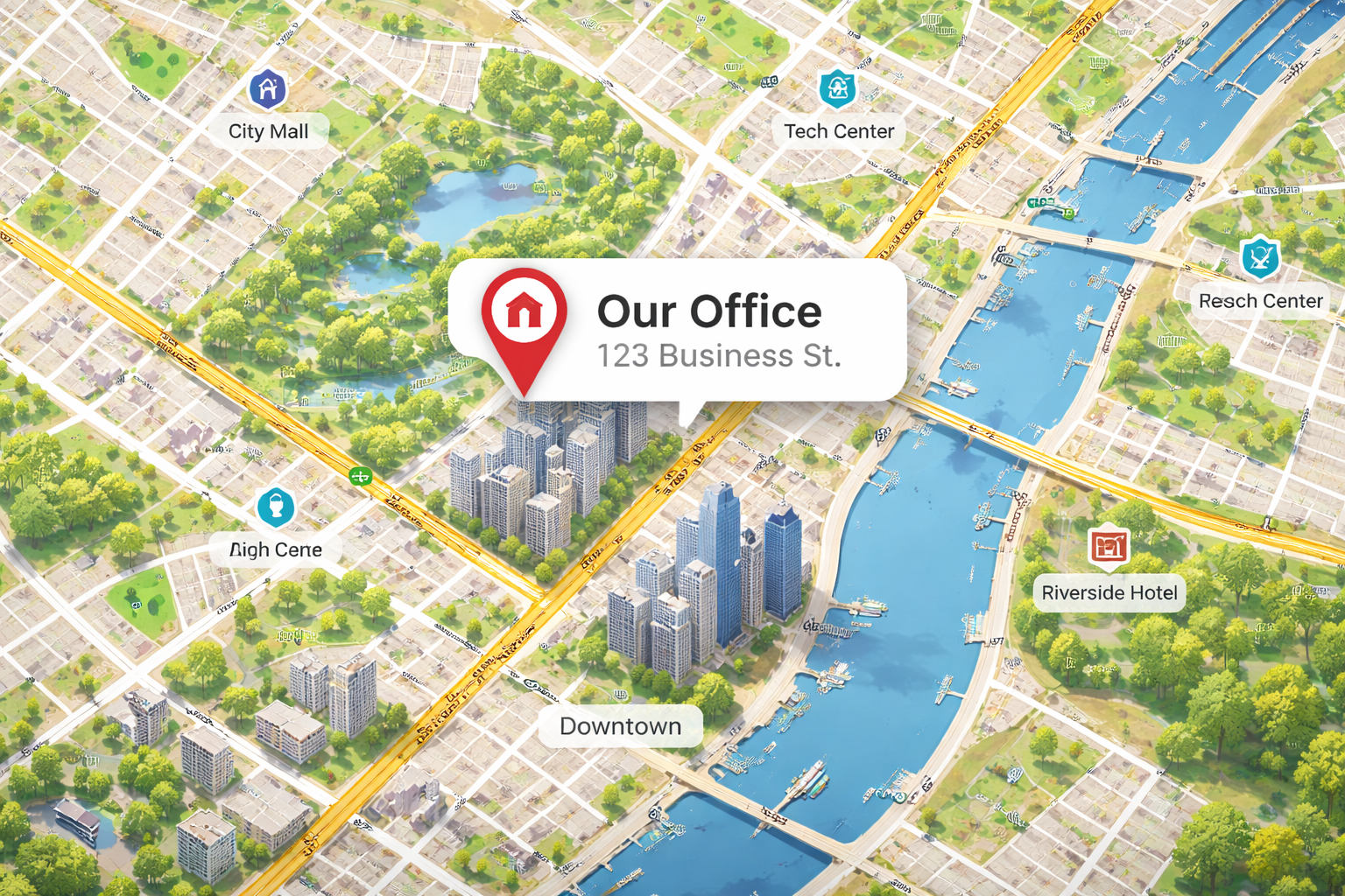 Office location map