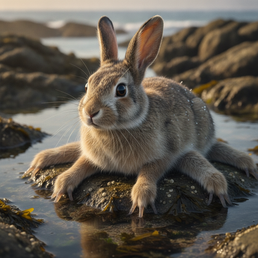 Leporastra - rabbit and starfish hybrid