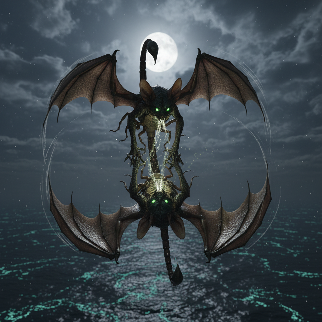 Skitterwing displaying characteristic behavior