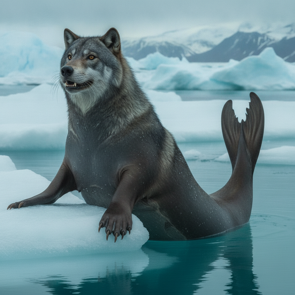 Lupinephoca - wolf and seal hybrid