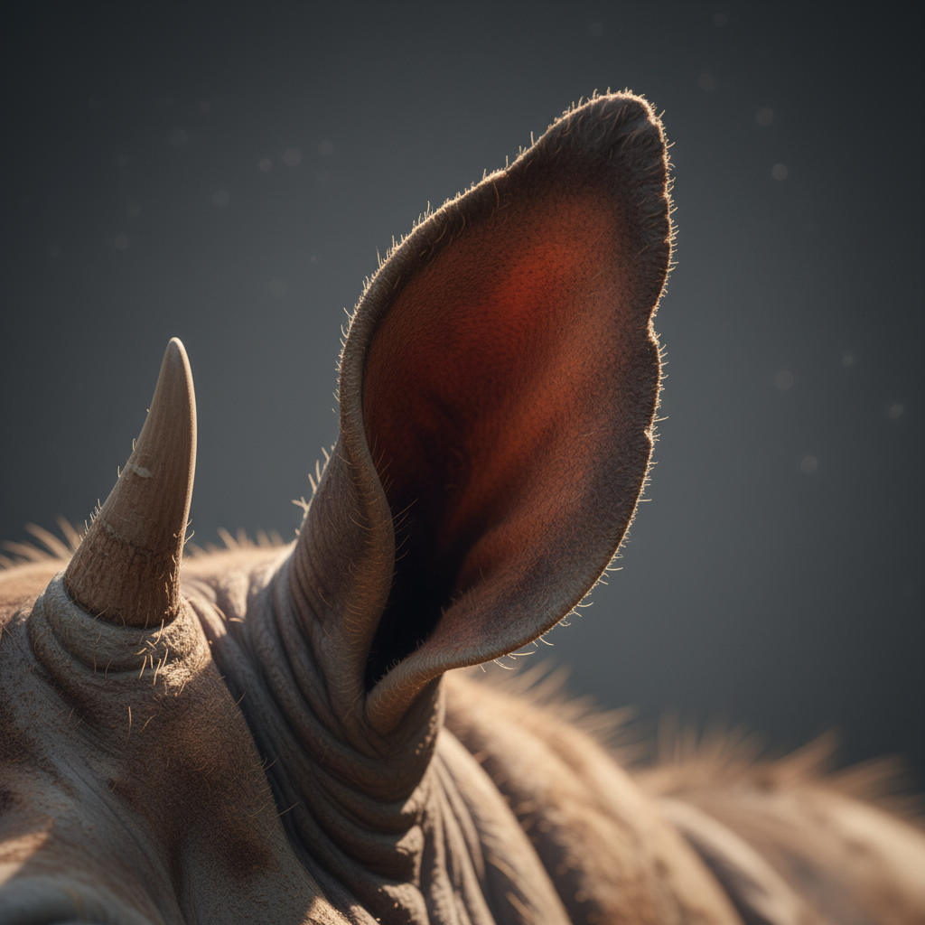 Illustration of The Rhinodeer's unique traits