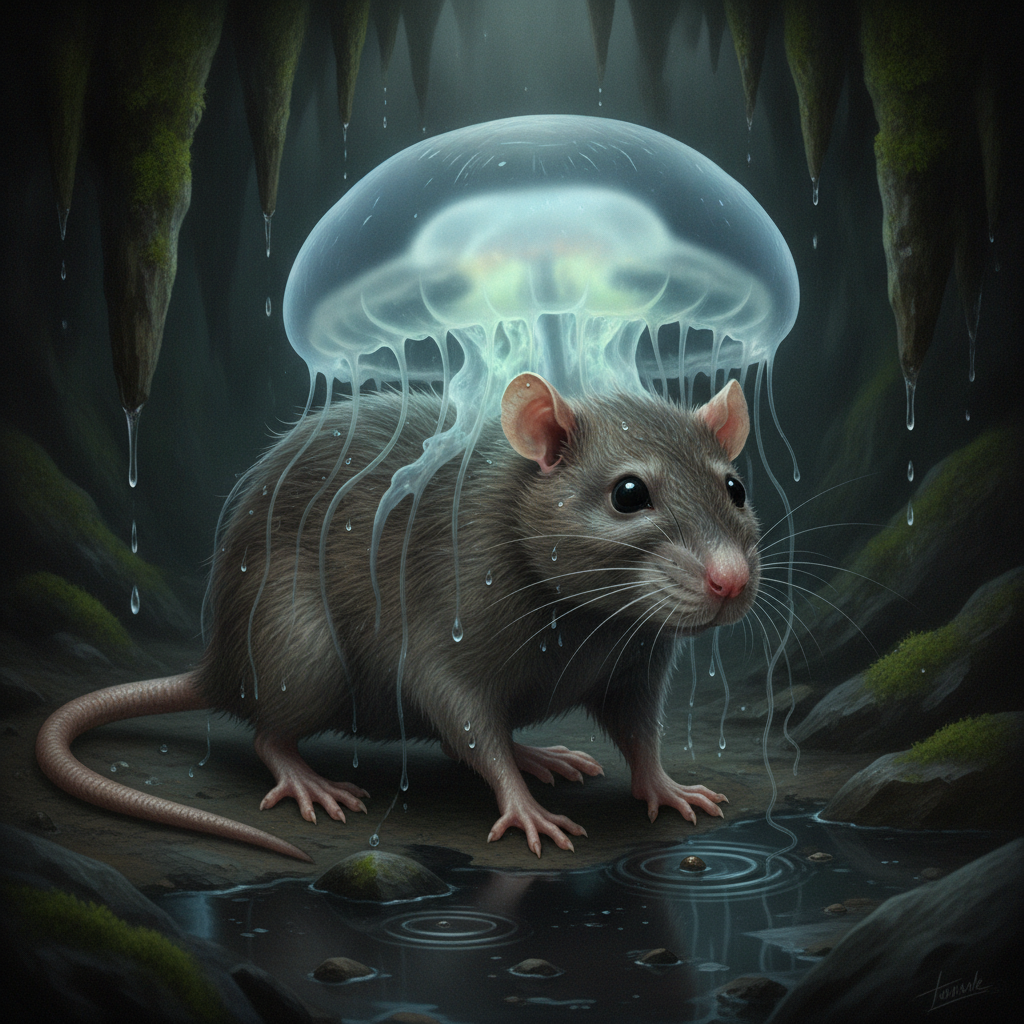 Jellyratta - jellyfish and rat hybrid