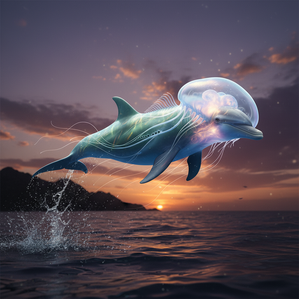 Jellyphin displaying characteristic behavior