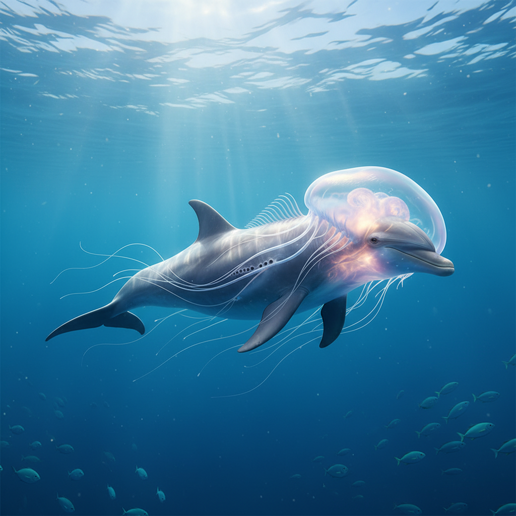 Jellyphin - jellyfish and dolphin hybrid
