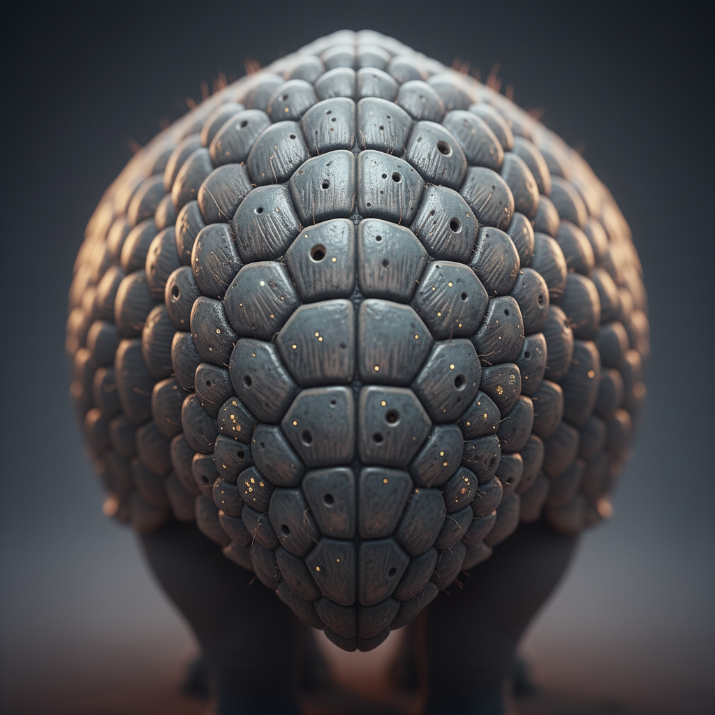 Illustration of Scutoceras's unique traits