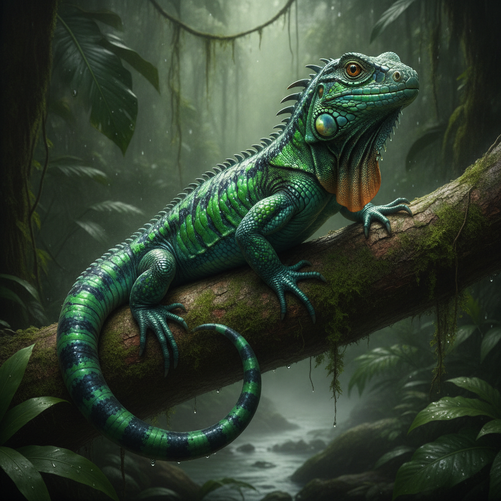 Salamiguana - salamander and iguana hybrid