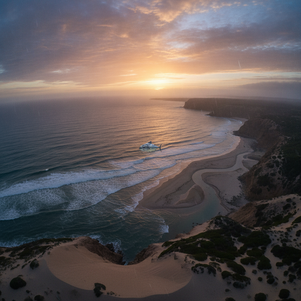 Whiskertun in its natural habitat - Coastal pelagic zones, particularly near continental shelves and large river deltas where freshwater meets saltwater.