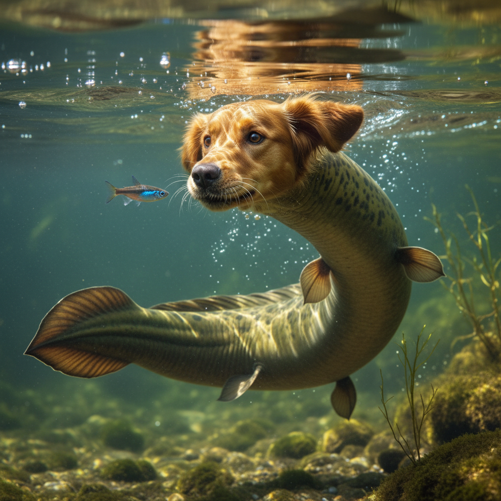 Slippup - dog and eel hybrid