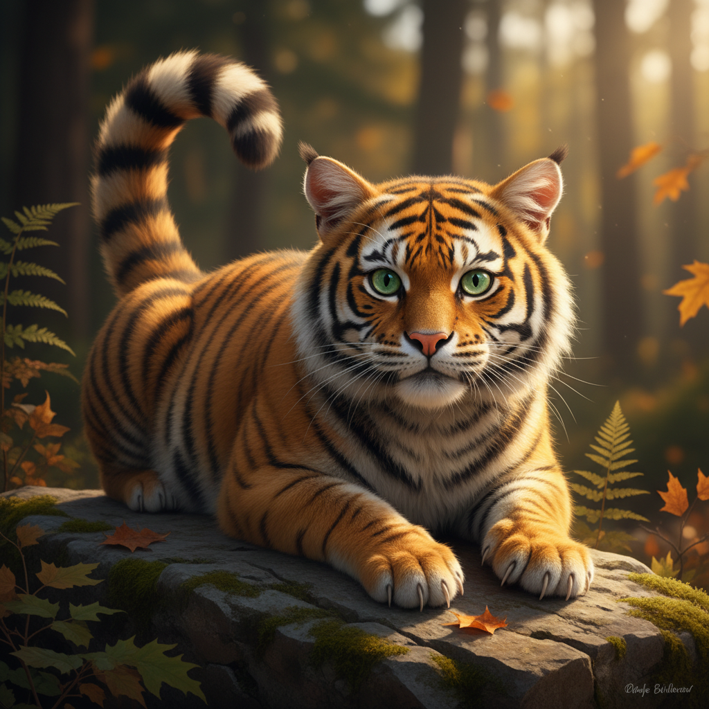 Tigrissian - cat and tiger hybrid