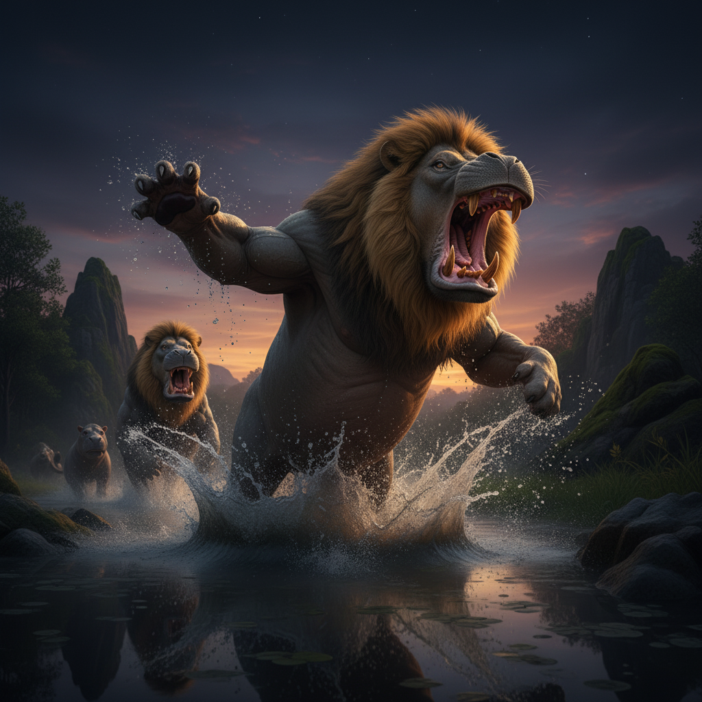 Hippolion displaying characteristic behavior