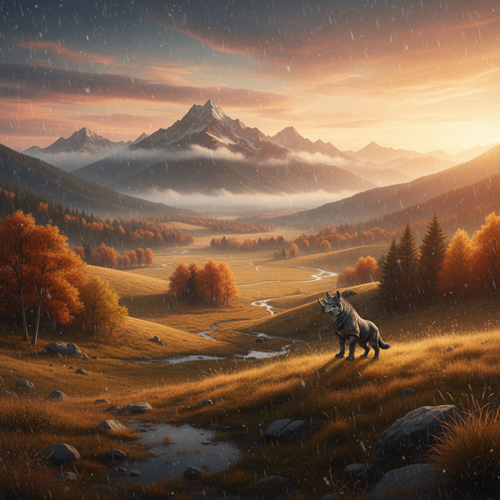 Rhinolupine in its natural habitat - Temperate Forests and Mountainous Grasslands