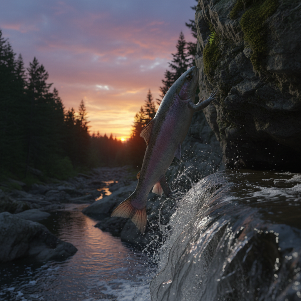 The Salmander displaying characteristic behavior