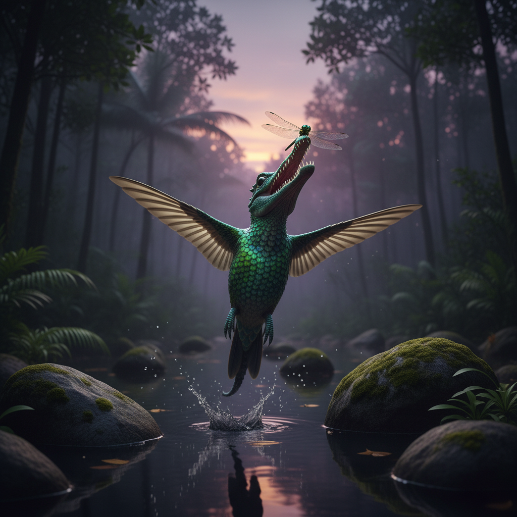 Nectarsnap displaying characteristic behavior