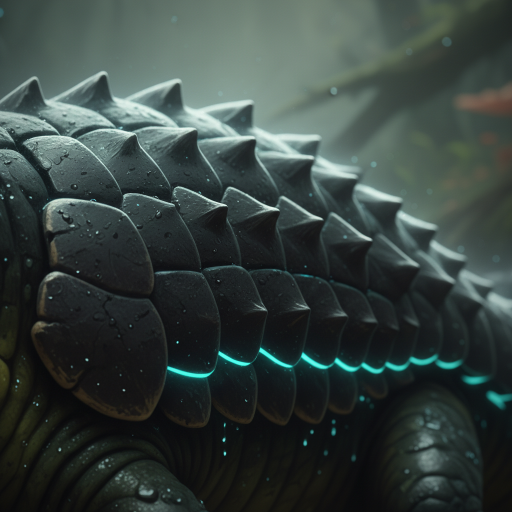 Illustration of Salamadillo's unique traits