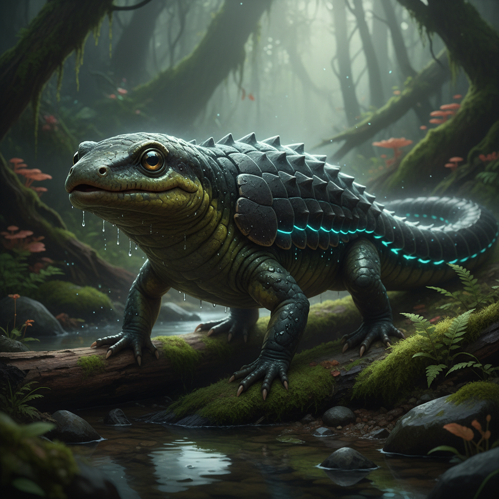 Salamadillo - armadillo and salamander hybrid