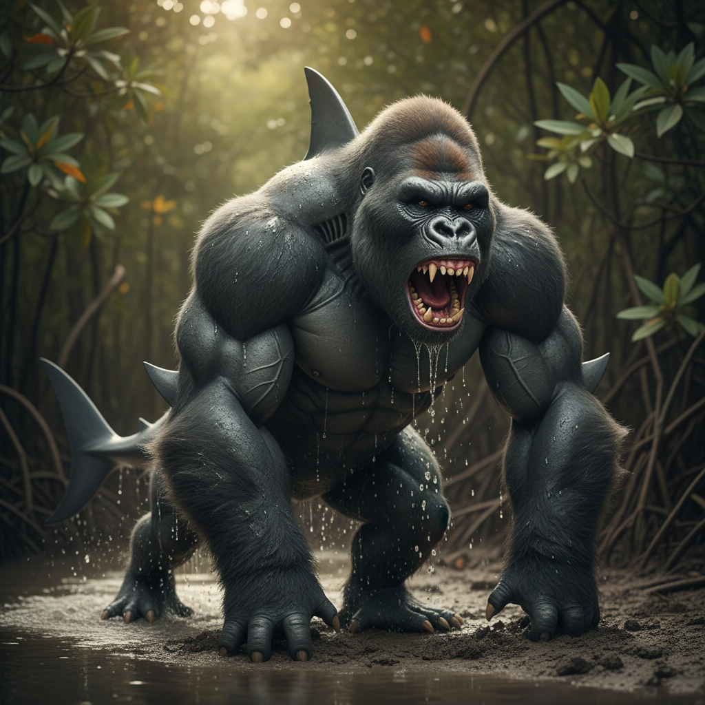 Gorillodon - shark and gorilla hybrid