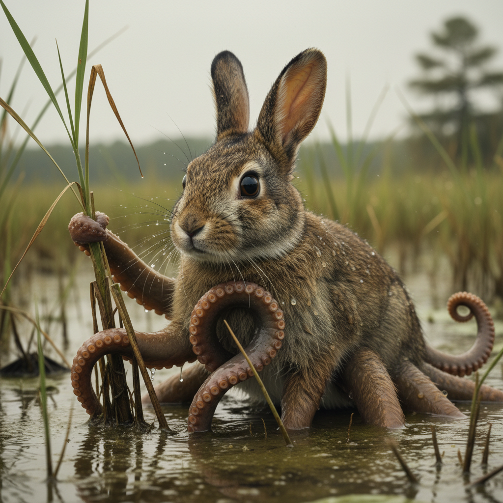 Octobunny - rabbit and octopus hybrid