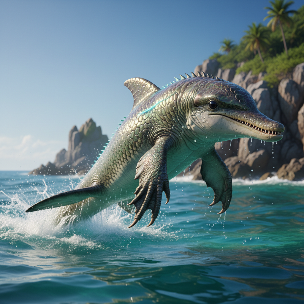 Dolphagon - lizard and dolphin hybrid