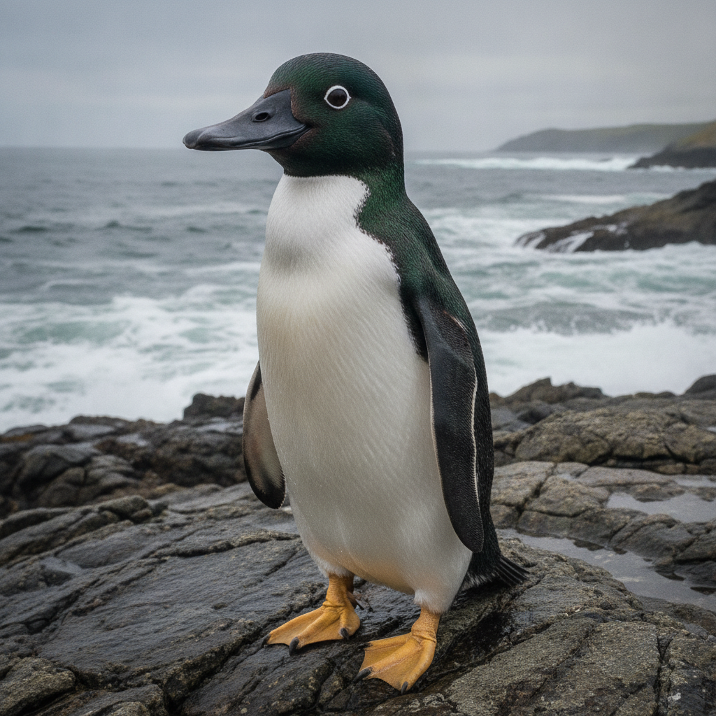 Penguack - penguin and duck hybrid