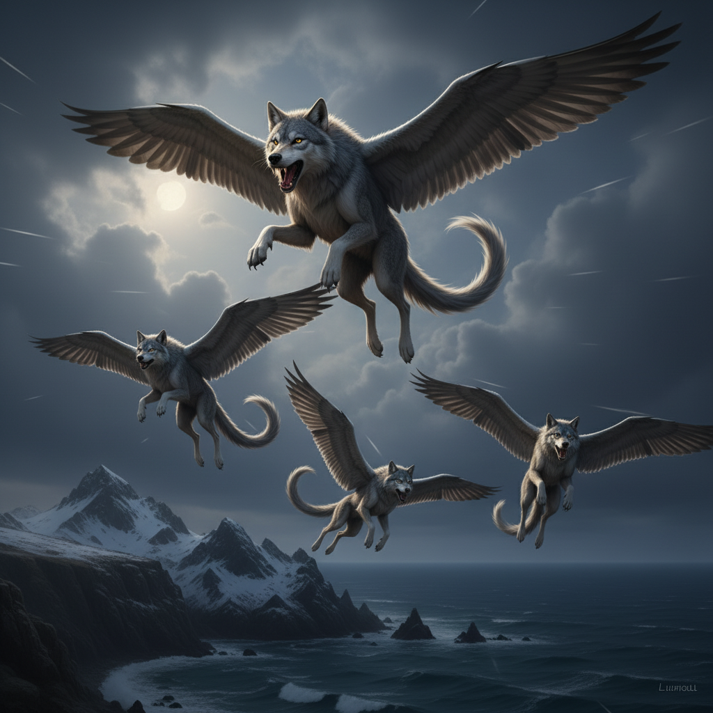 Lupigull displaying characteristic behavior