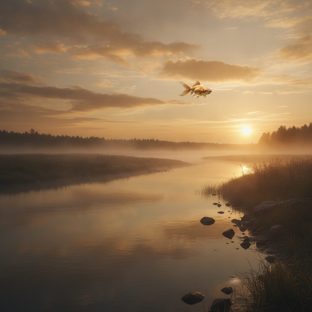 Goldjaw in its natural habitat - Large Freshwater Lakes and Slow-moving Rivers