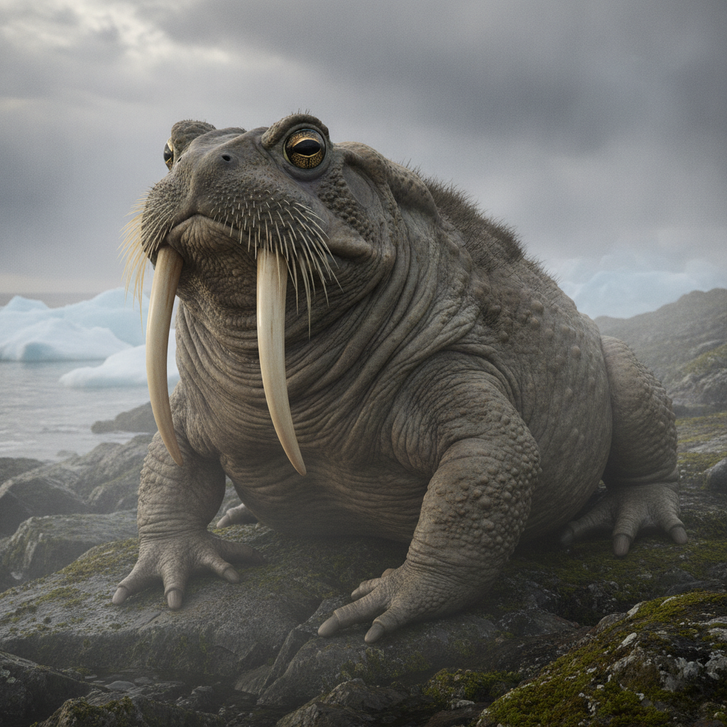 Tusktoad - toad and walrus hybrid