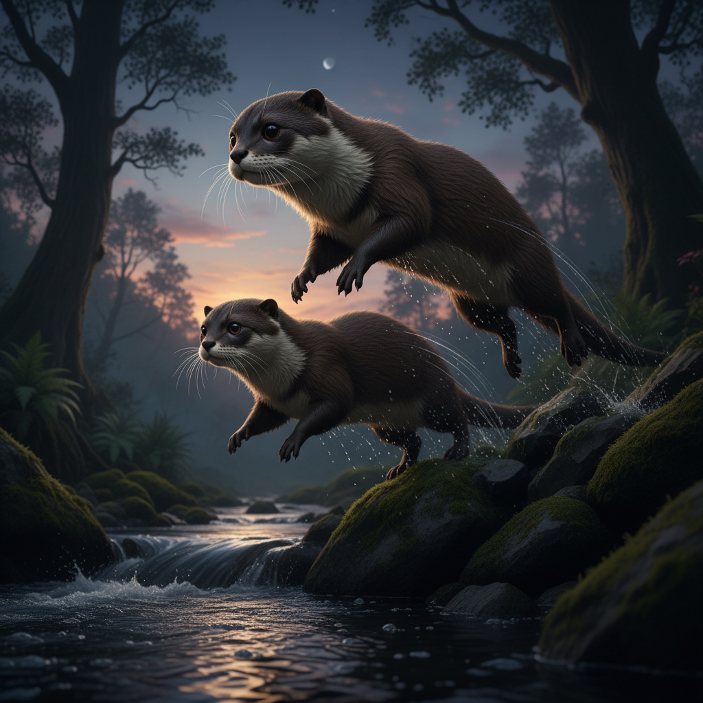 Purrter displaying characteristic behavior