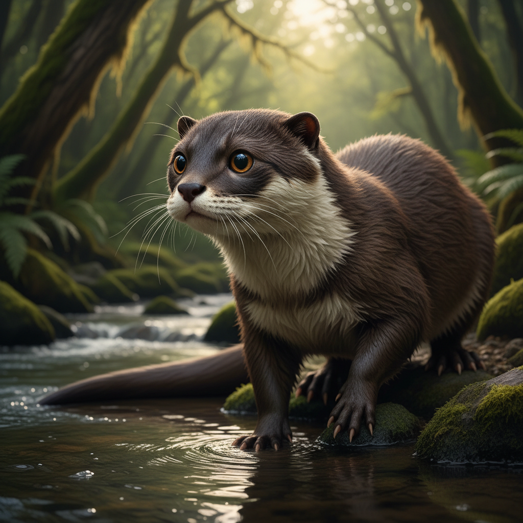 Purrter - cat and otter hybrid