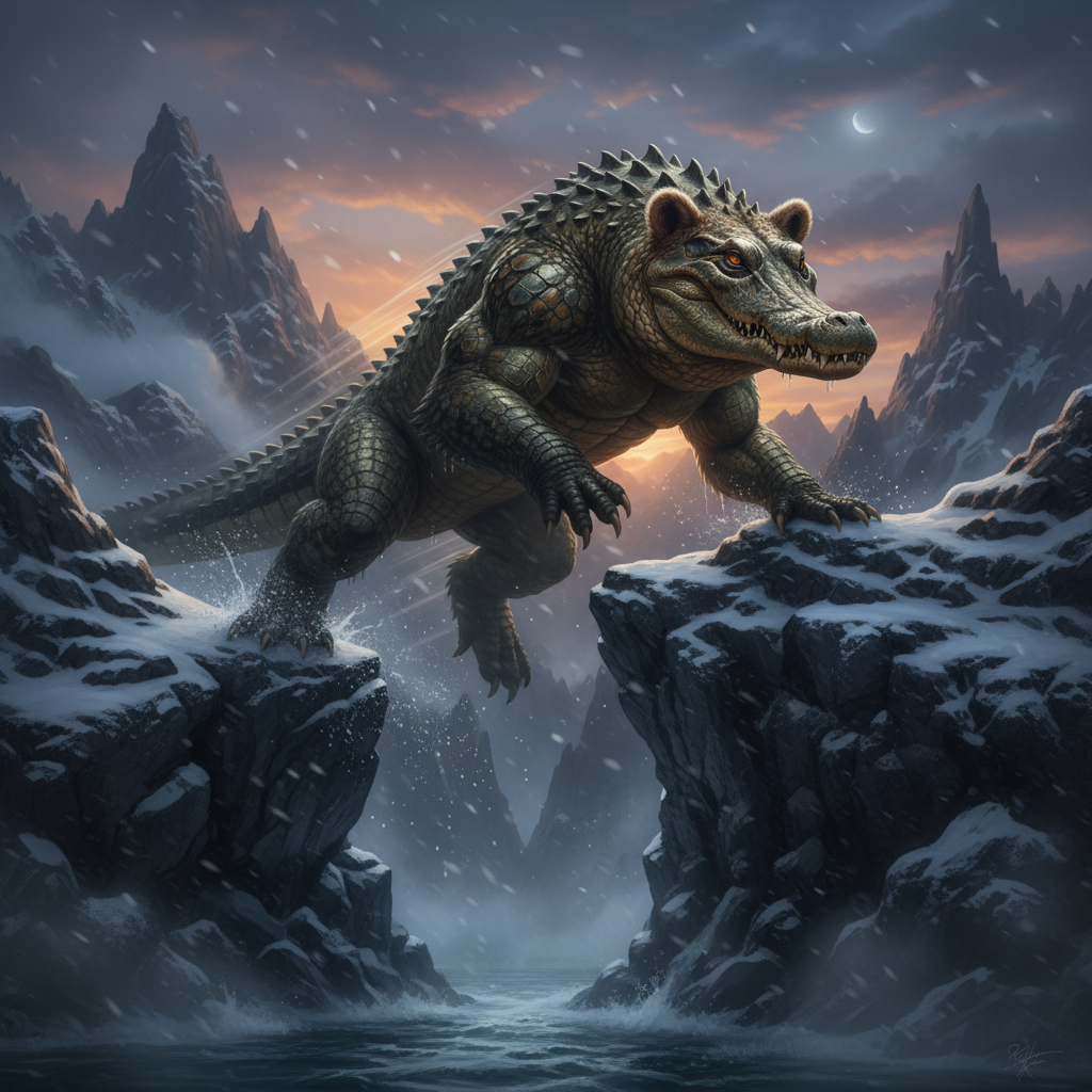 Ursagator displaying characteristic behavior