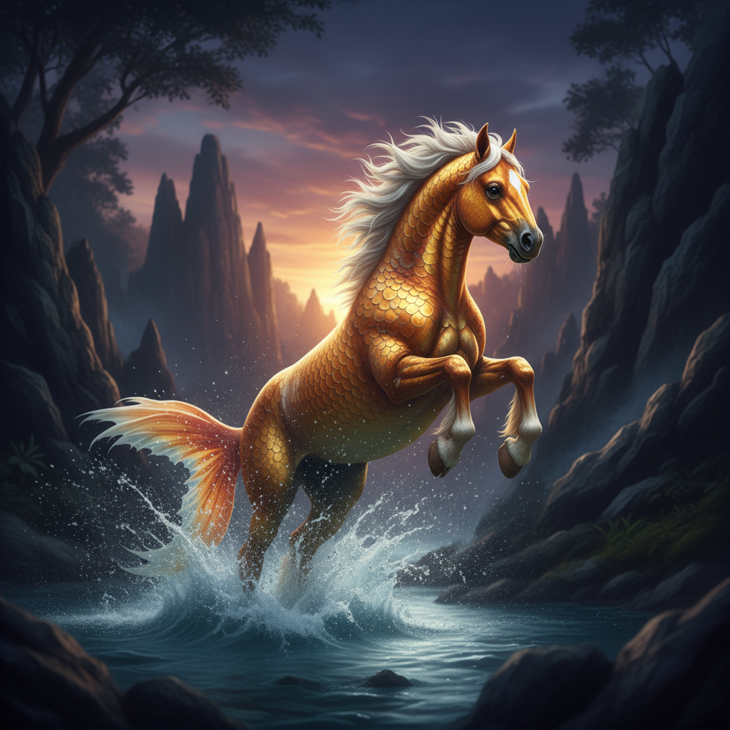 Goldenhoof displaying characteristic behavior