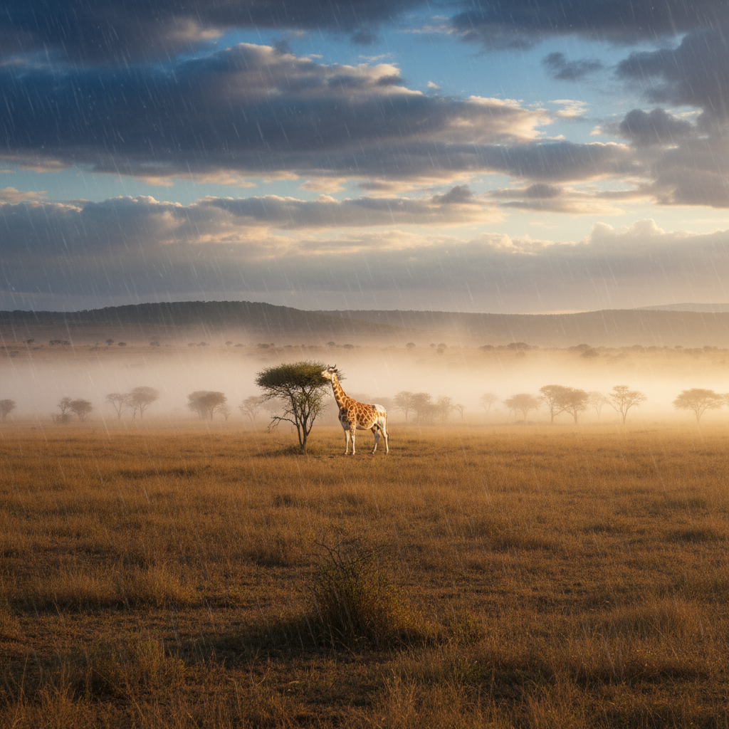 Cowraffe in its natural habitat - African Savannas and Open Woodlands