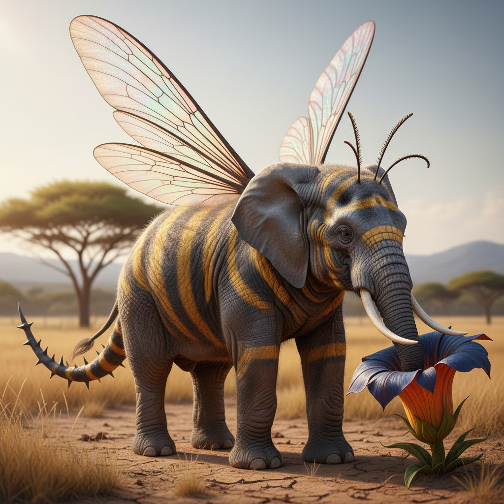 Mellifant - bee and elephant hybrid