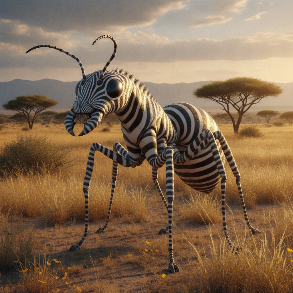 Formizebra - zebra and ant hybrid