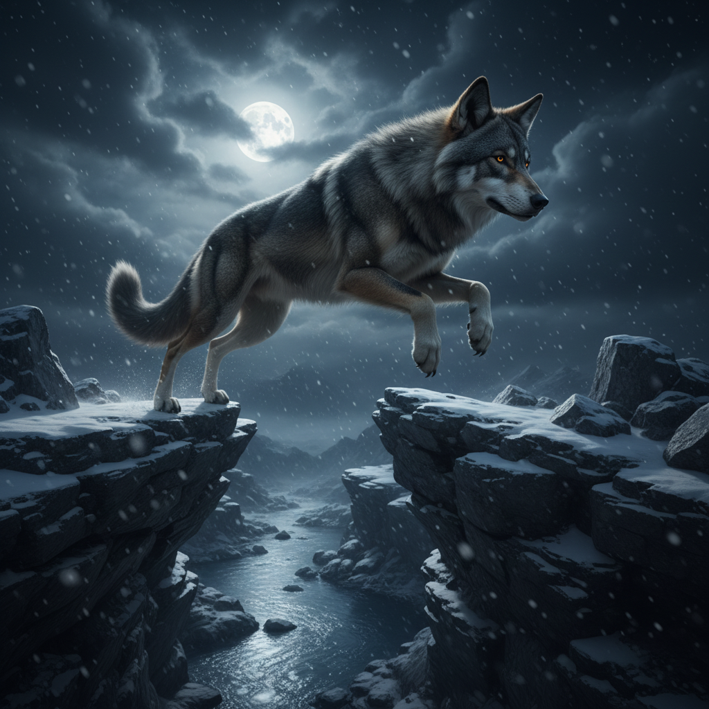 Lycanine displaying characteristic behavior