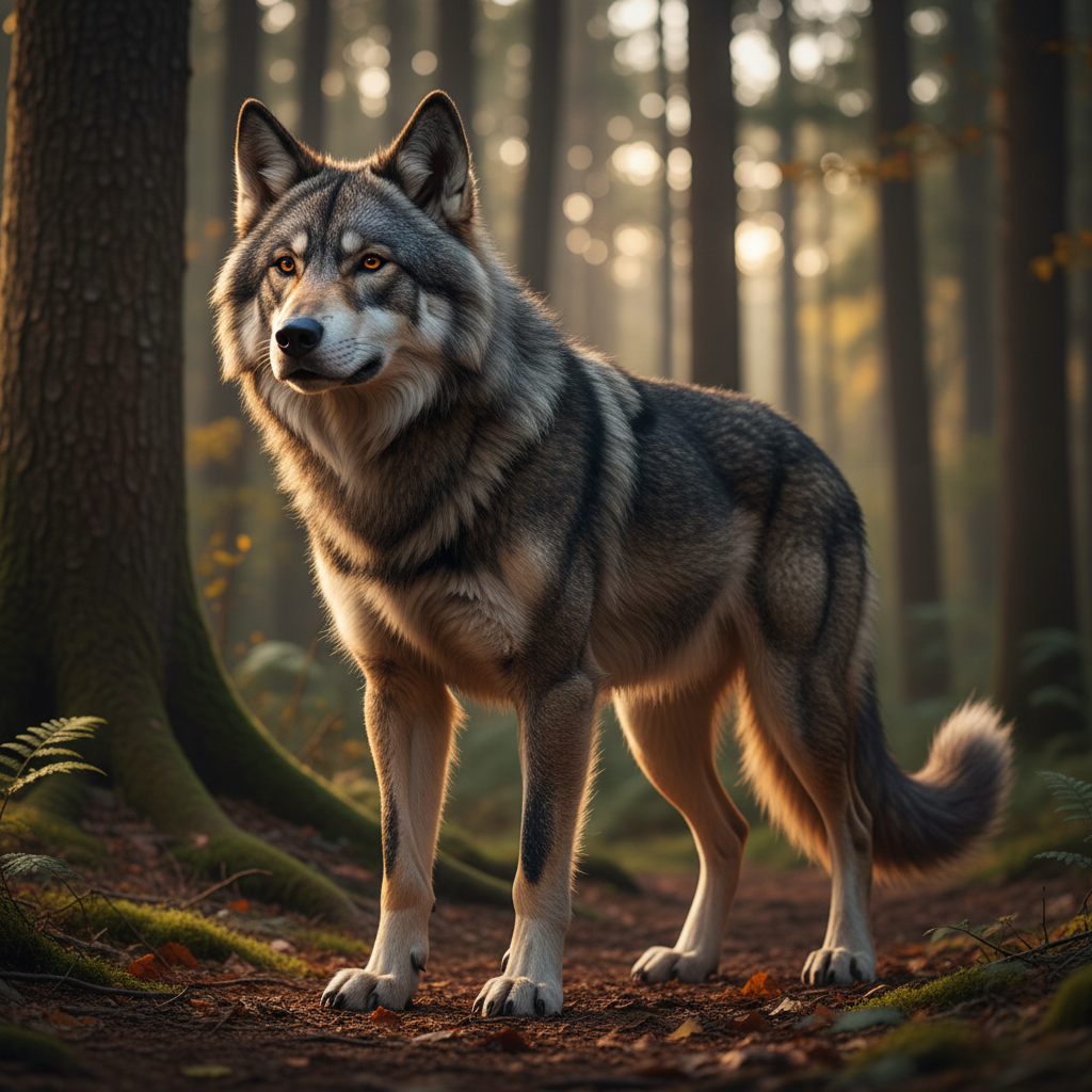 Lycanine - wolf and dog hybrid