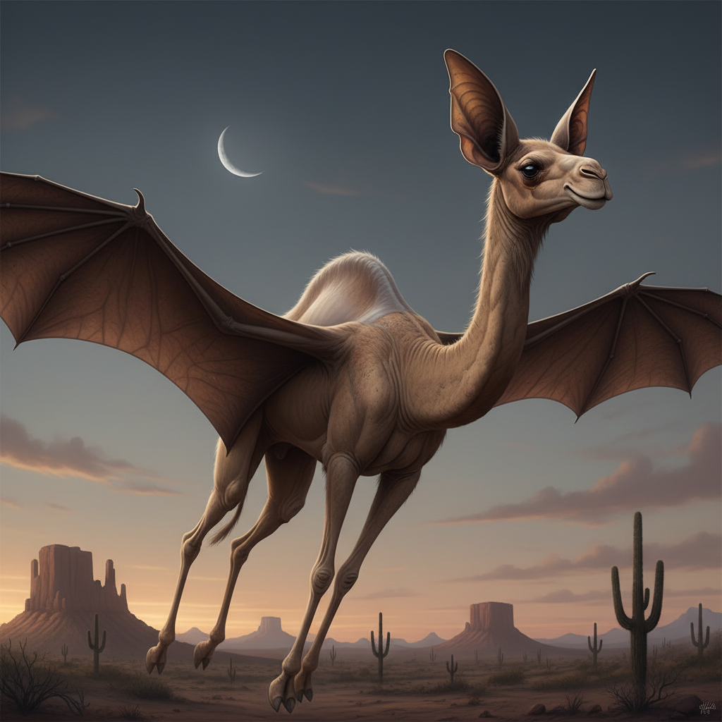 Dromobat - bat and camel hybrid