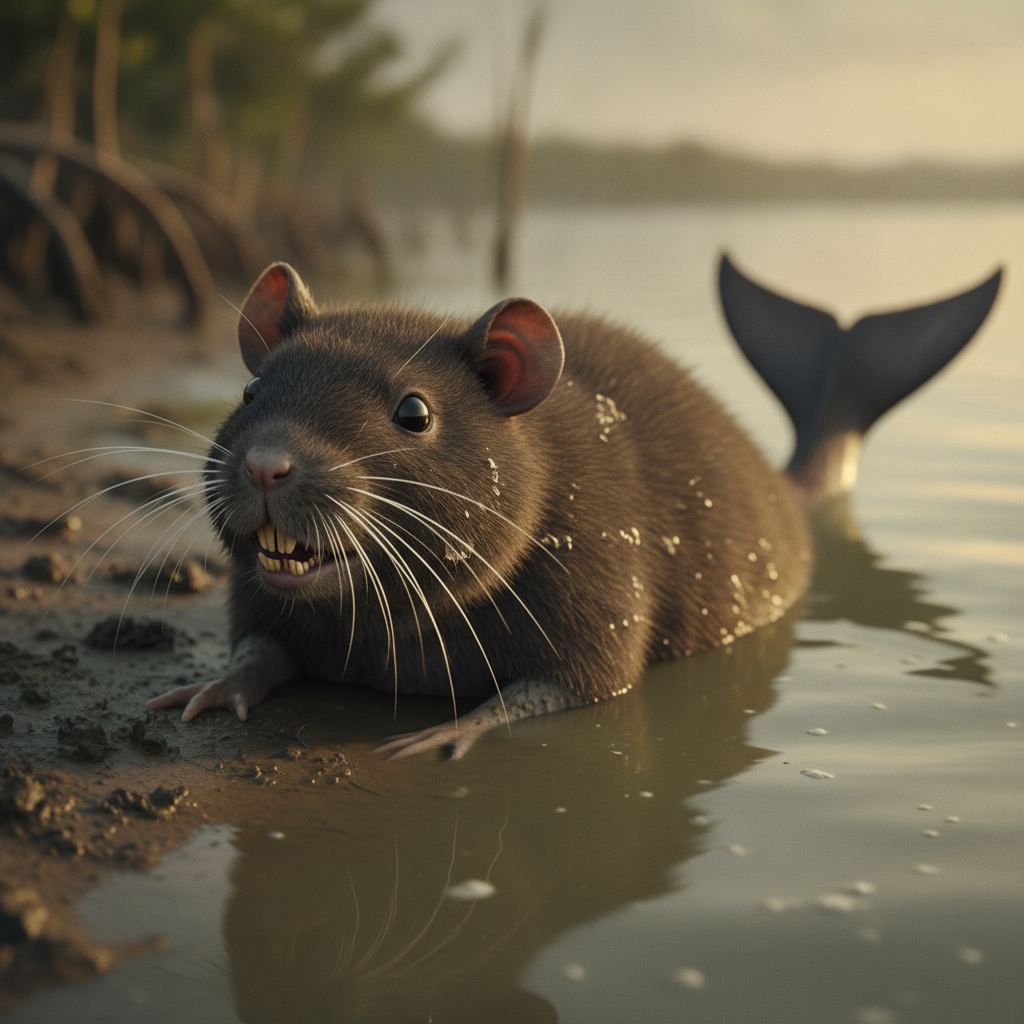 The Whalewhisker - whale and rat hybrid