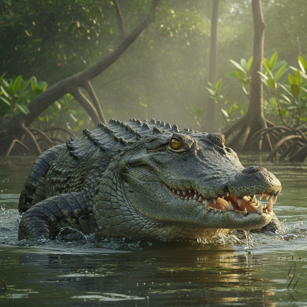The Crocogator - crocodile and alligator hybrid