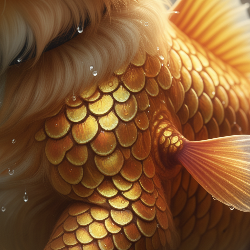 Illustration of Fin-Fido's unique traits