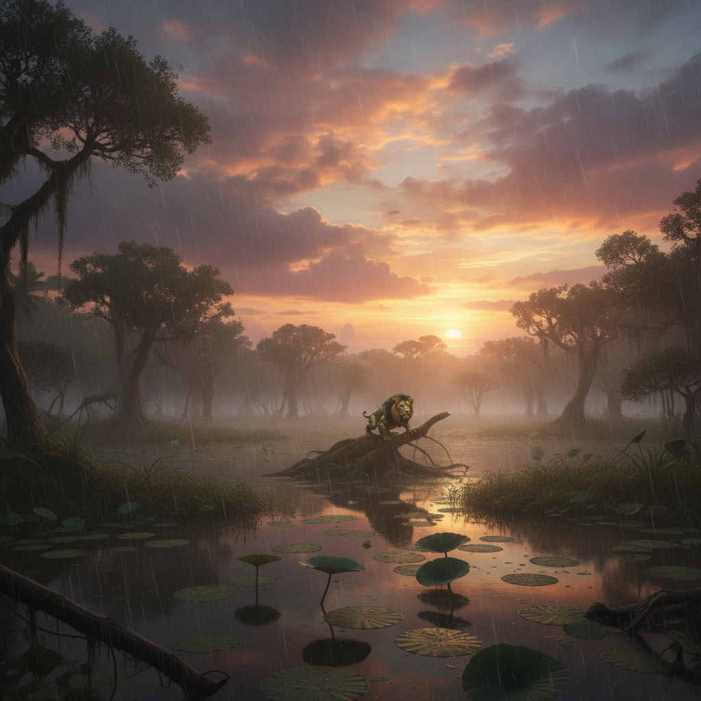 Leofrog in its natural habitat - Tropical Swamps and Wetlands